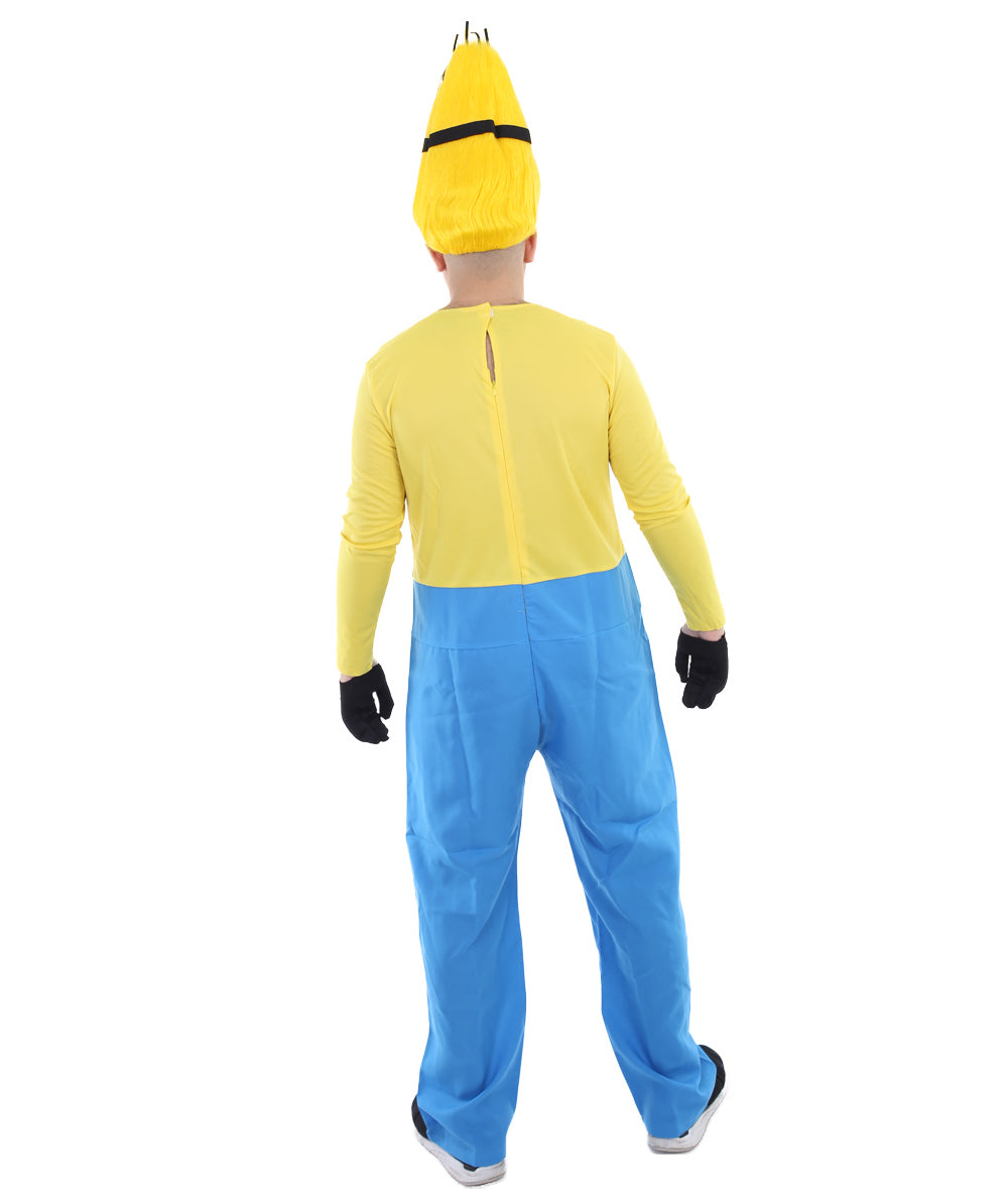 男性 JCP-055 の映画ケビン衣装 イエローとブルーハロウィンコスチューム