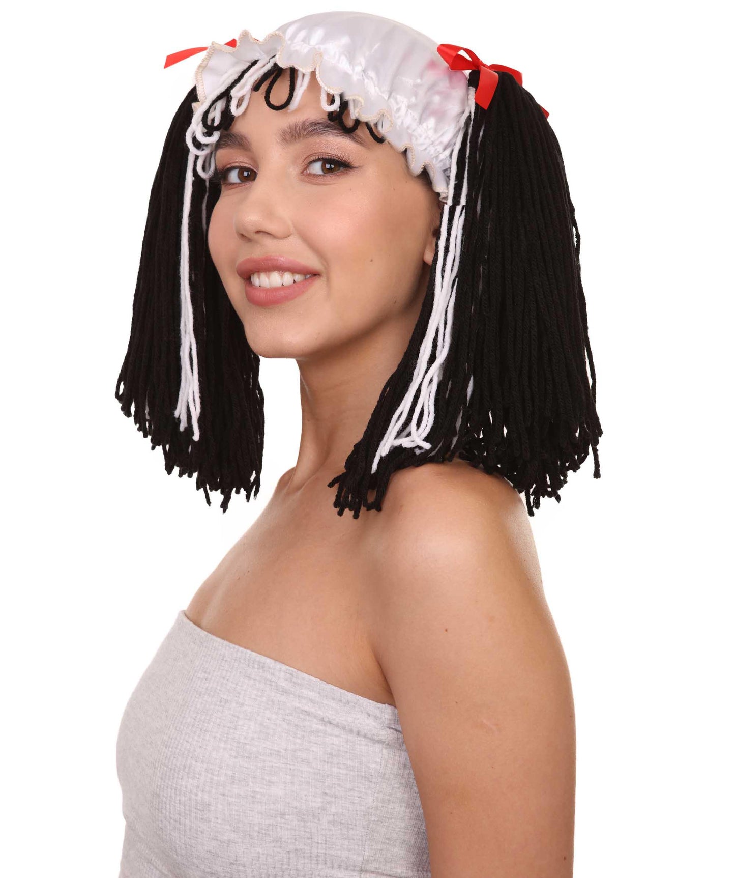 ハロウィンパーティ プレミアムレディース H-5039 ラグドリーマルチカラーウィッグ
