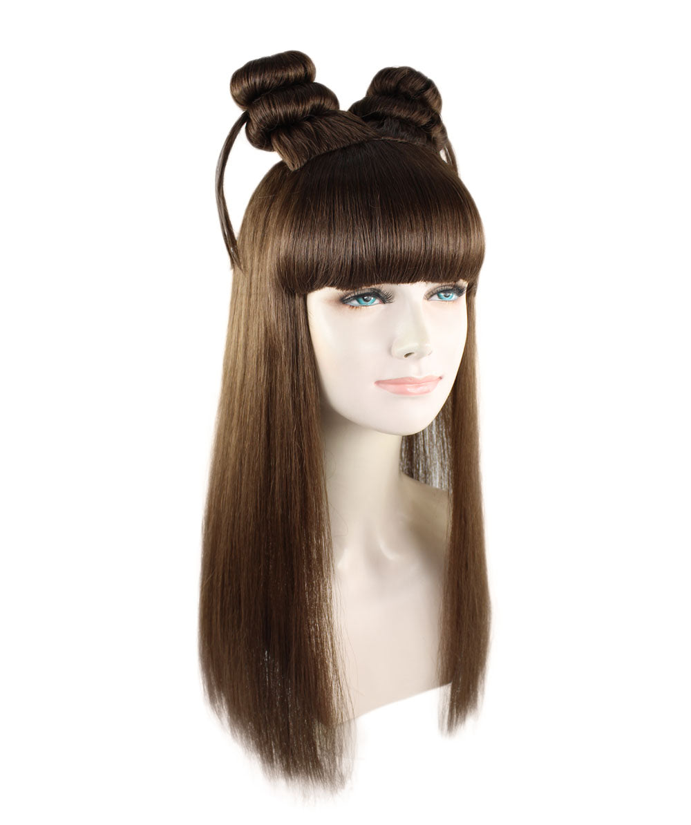 Wigs2you ハロウィン パーティー プレミアム レディース H-1221 快適なフィット感のブラウン アジアン プリンセス ウィッグ