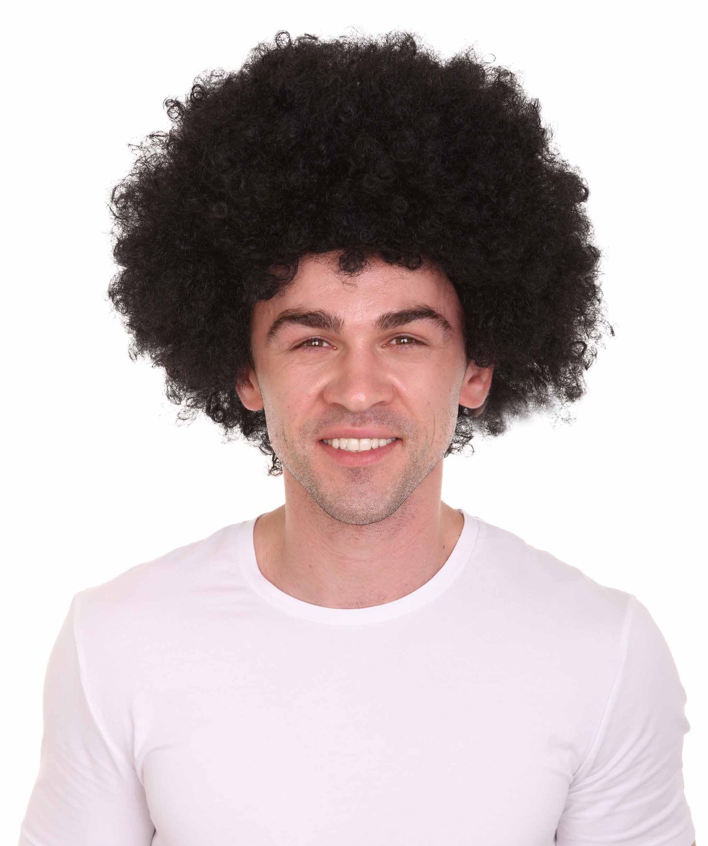 Wigs2you ハロウィンパーティープレミアム メンズ H-601 スーパーアフロウィッグ ブラック