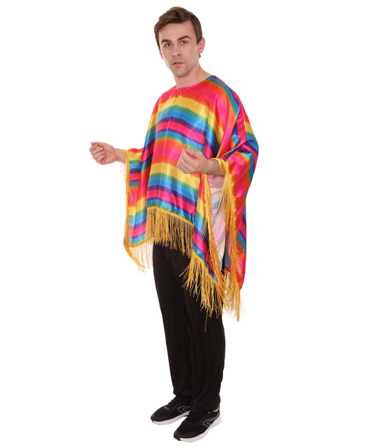 女性用JCO-330 メキシカンセラペポンチョ レインボーコスプレコスチューム