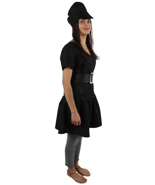 大人用女性 JCO-092 警察官のコスチューム ブラック コスプレ衣装