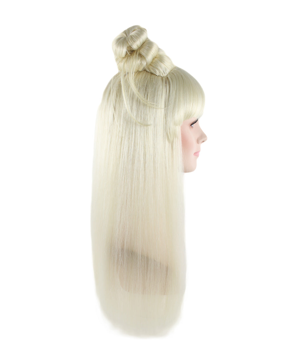Wigs2you ハロウィン パーティー プレミアム レディース H-1214 快適なフィット感明るいブロンドのアジアン プリンセス ウィッグ