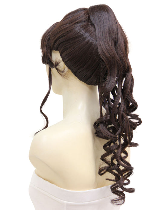 レディースファッション C-039 ロングウェービー C-ブラウン コスプレ ヒートスタイルウィッグ