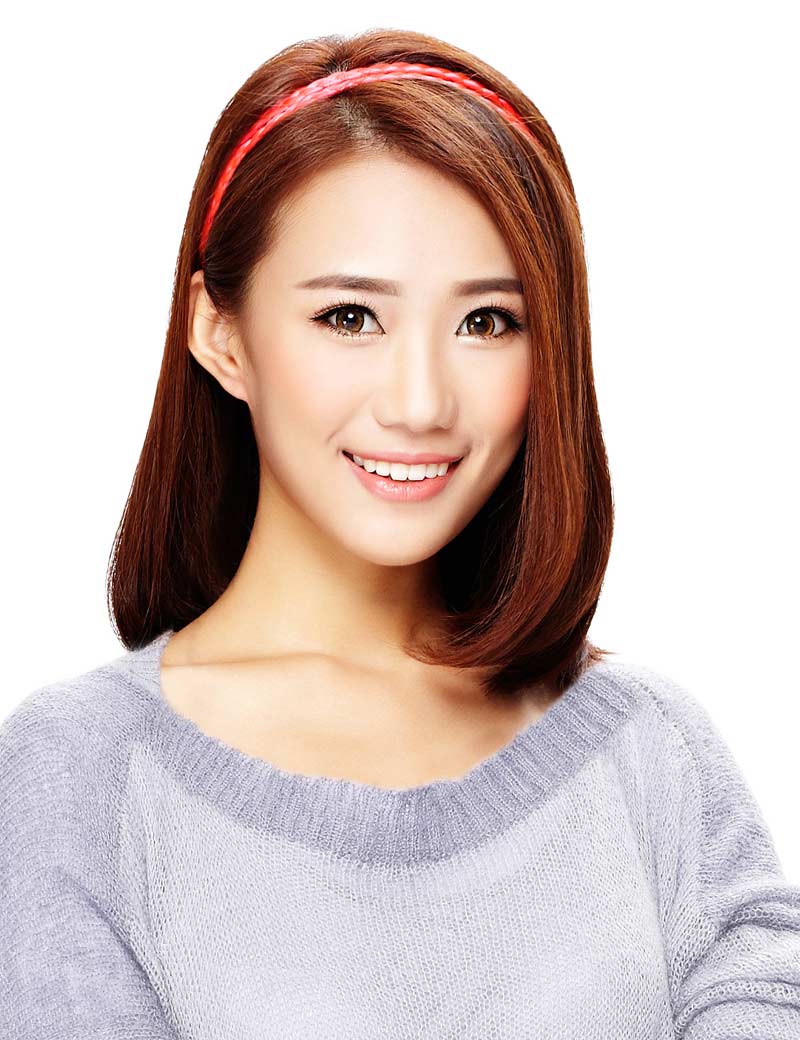 レディースファッション W-8206 ネオンホットピンク ヘアアクセサリー 合成繊維
