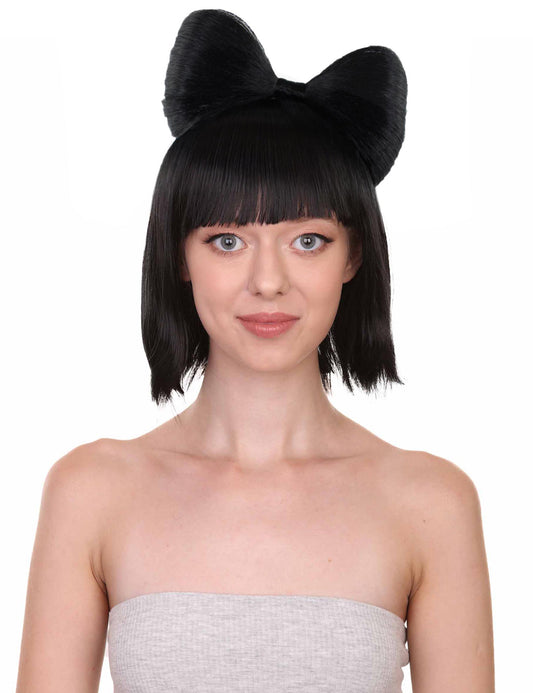 Wigs2you ハロウィンパーティープレミアムレディース H-1679 着け心地が良い とても快適 ブラック バタフライウィッグ