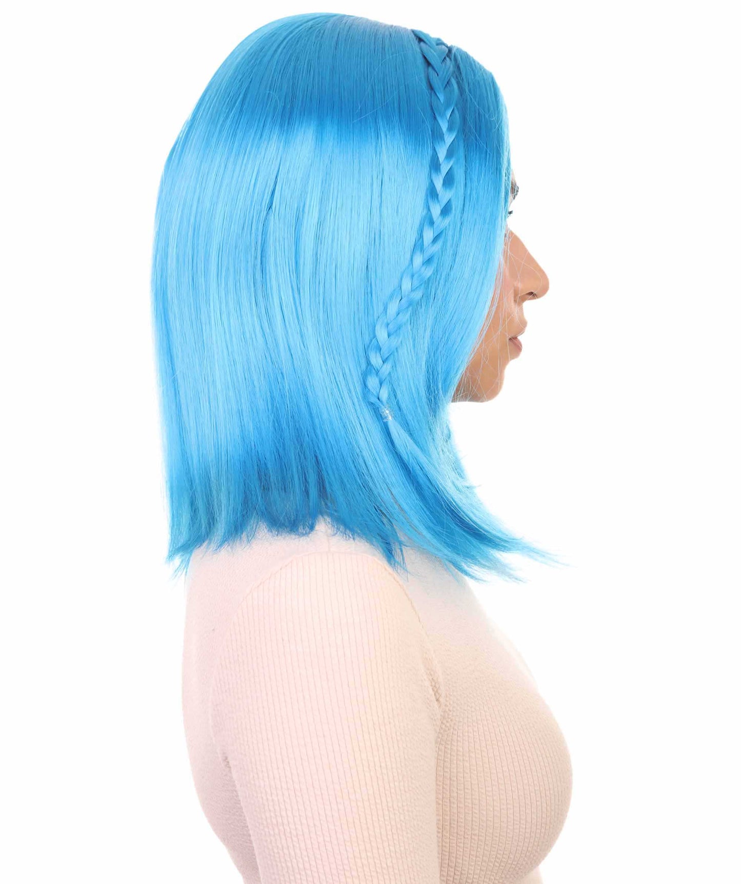 Wigs2you ハロウィンパーティープレミアム レディース H-921 スワンプクイーンウィッグ ネオンブルー色