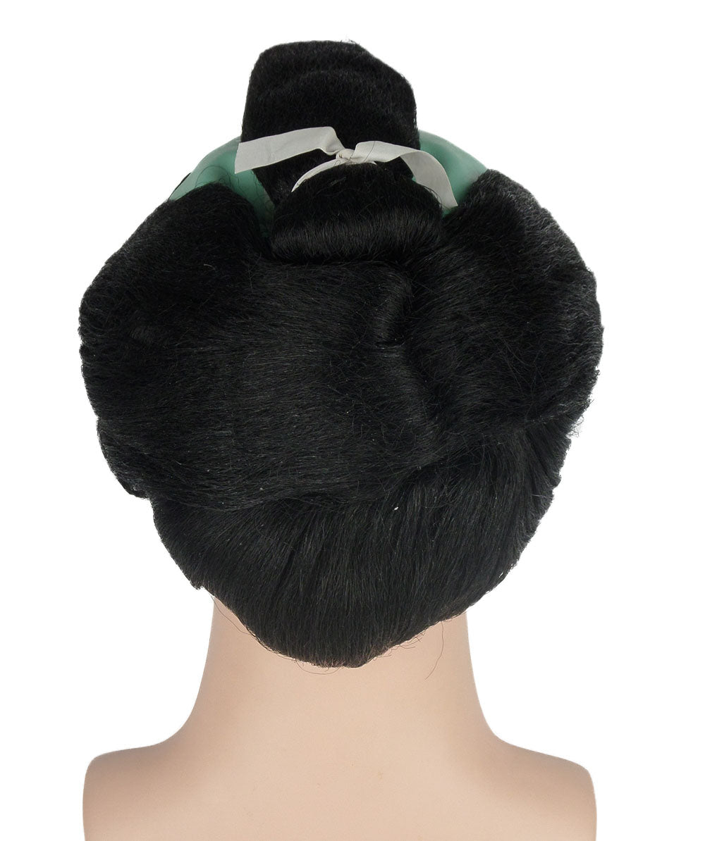 Wigs2you ハロウィンパーティープレミアム メンズ H-612 サムライ ブラックカラーウィッグ