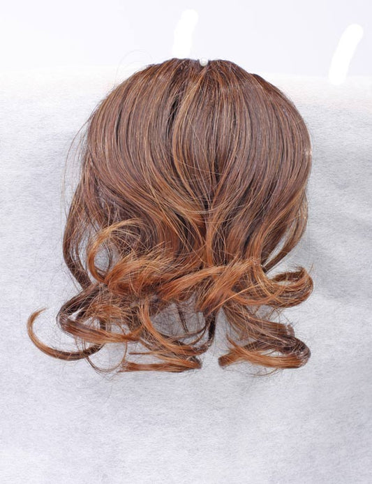 前髪ウィッグ毛先がゆるくカールしていてくしゅっとアレンジすればかっこいいモヒカンスタイルに W-8101