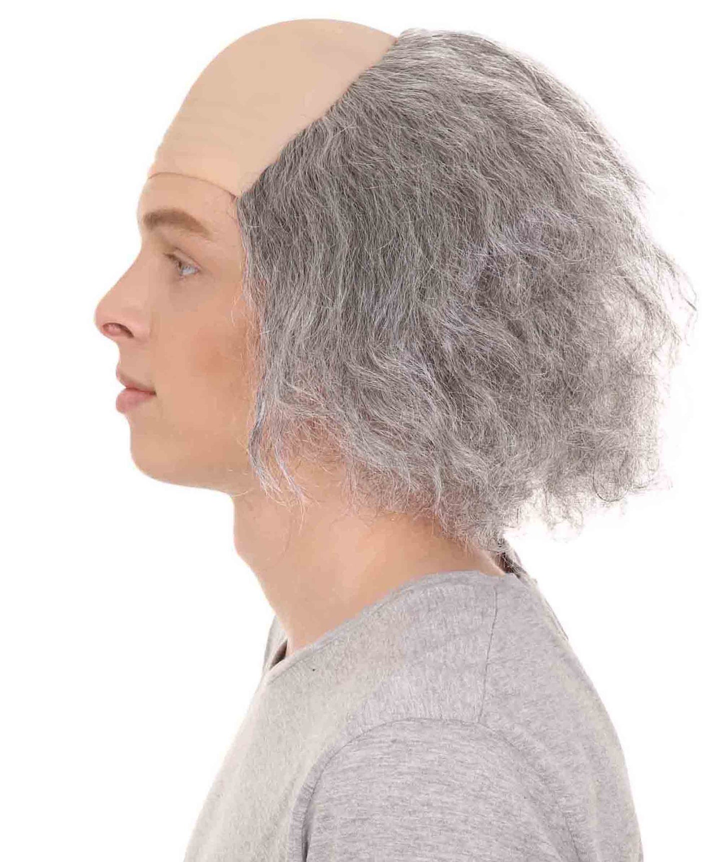 Wigs2you ハロウィンパーティー プレミアム メンズ H-642 ハゲ爺さんウィッグ グレー色