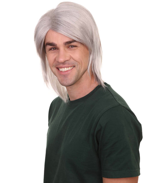 東京スタイル グレイ ウィッグ H-2327 コレクション アジアン コスプレ ハロウィン ウィッグ プレミアム 通気性のあるキャプレスキャップ