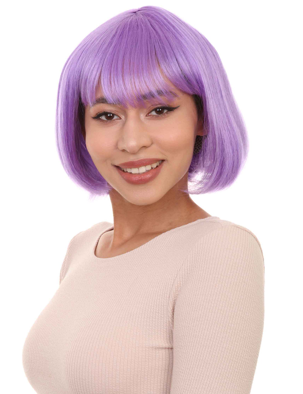 Wigs2you ハロウィンパーティープレミアムレディース H-543 パープル "ウィッチ" ボブウィッグ