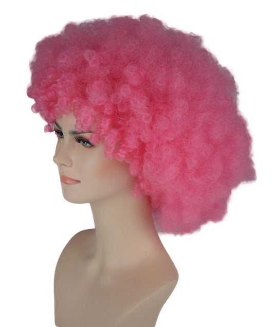Wigs2you ハロウィンパーティープレミアム メンズ H-602 スーパーアフロウィッグ ピンク