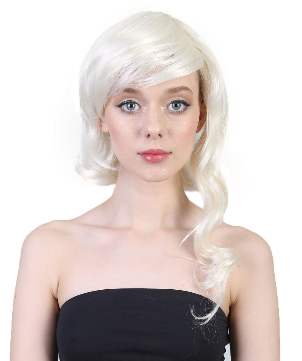 Wigs2you ハロウィンパーティ プレミアムレディース H-2073 とても快適 ファイナルファンタジー ライトニング ホワイト コスプレウィッグ