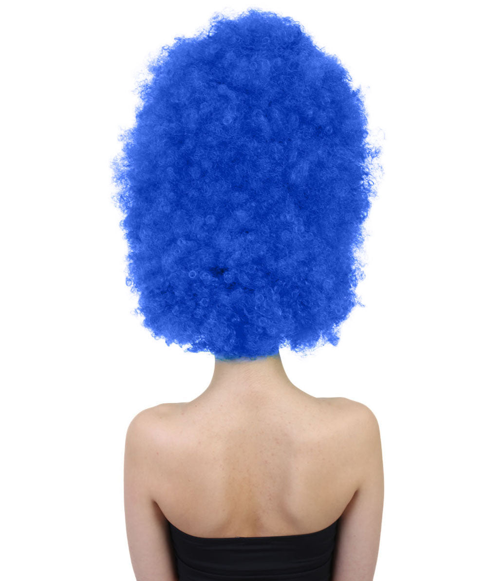 Wigs2youハロウィンパーティープレミアムレディースH-2005 着けやすい 非常に快適 スーパーサイズジャンボダークブルーアフロウィッグ