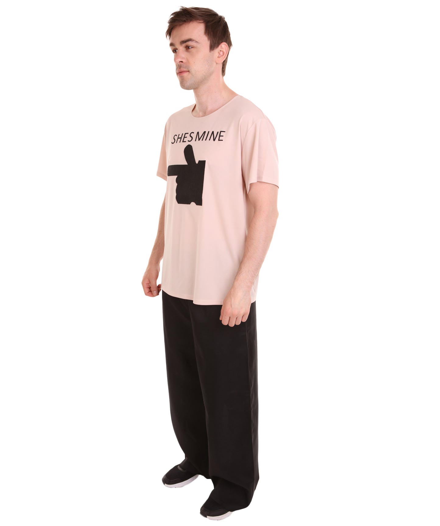 大人向け女性用 JCO-168_11 バレンタインデー ヌード マッチング カップル "He's Mine" Tシャツ コスプレ コスチュームコレクション