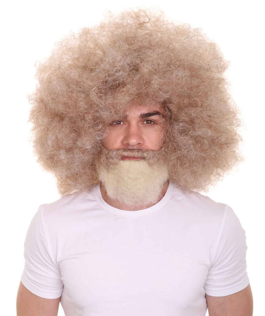 ハロウィンパーティー プレミアム 男性用 H-2500 80年代 ヒップホップ おじいちゃん ウィッグ ビアード セット