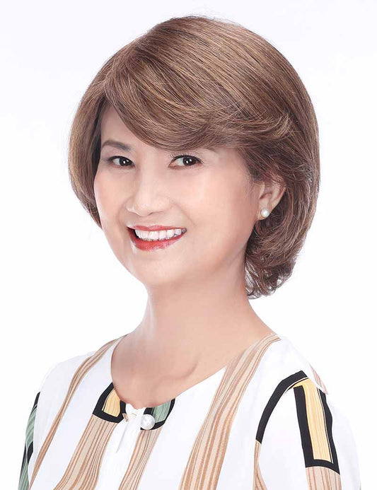 人毛 + 耐熱ファイバーのミックス | カジュアルからフォーマルまで使いこなせる万能型 HHB-064