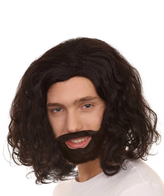 ハロウィン パーティー プレミアム メンズ H-5608 カーリーコスプレ パーティー 洗練された学者 ジェントルマンナイトウィッグ