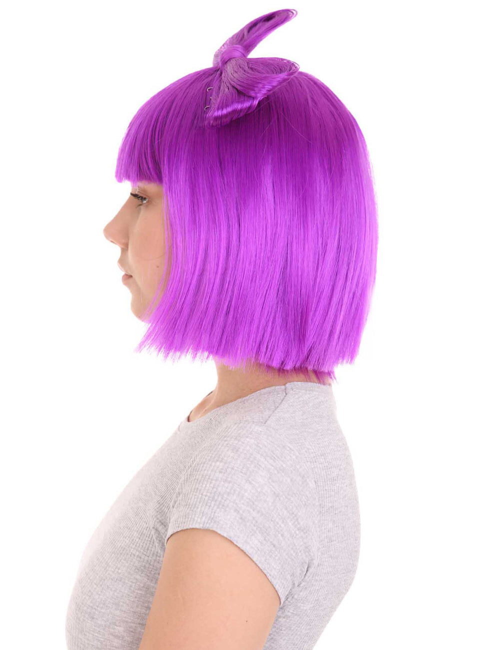 Wigs2you ハロウィンパーティープレミアムレディース H-1670 着け心地が良い とても快適 ネオンパープル バタフライウィッグ