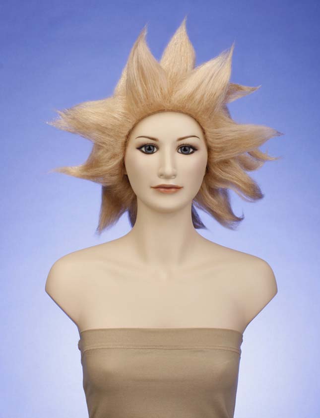 ハロウィンパーティープレミアムレディース H-107 ライトブロンドウィッグ ファンシーキャラクターファッションウィッグ