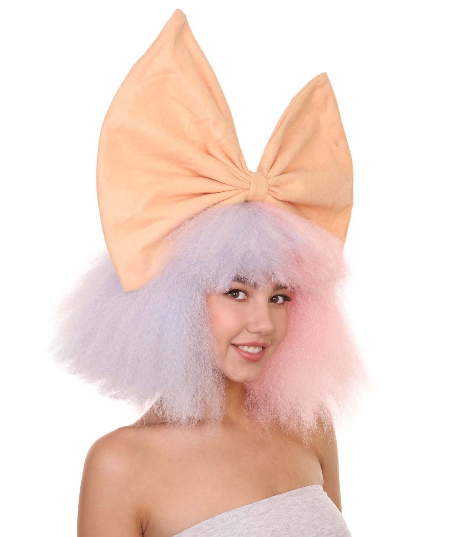 ハロウィンパーティープレミアムレディ H-5449 ミディアムレングス ツートーンスーパーグループウィッグ