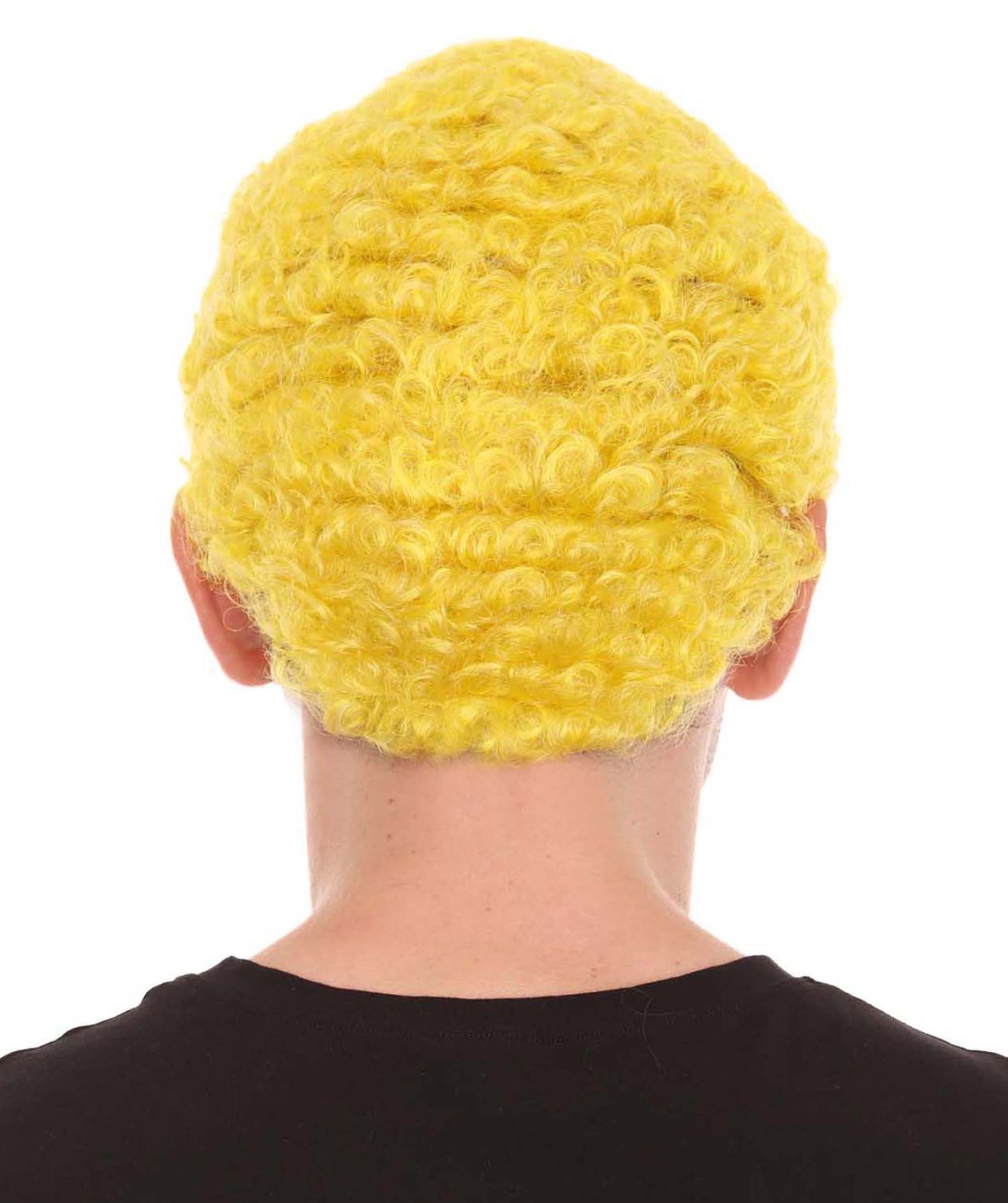 Wigs2you ハロウィンパーティー プレミアム メンズ H-618 コウノトリ アフロウィッグ イエロー色