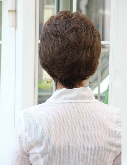 Mrs Styles 中長さ ウェービー HHB-032 タイムレスエレガンス ナチュラルテクスチャ ヒューマンヘアブレンド