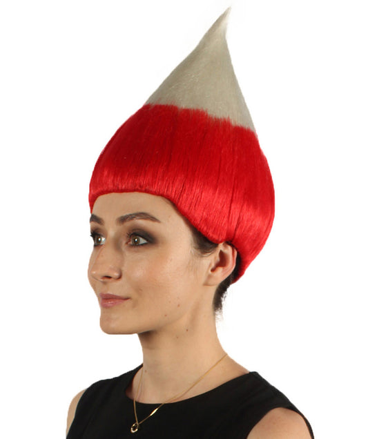 ウィメン コスプレウィッグ ポーランドフラッグ トロールスタイル H-4010 プレミアム 通気性キャップレスキャップ