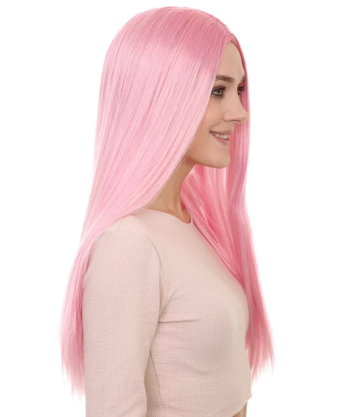 Wigs2you ハロウィンパーティープレミアム H-865 悪の花嫁 II 女性ウィッグ LLT ピンク色