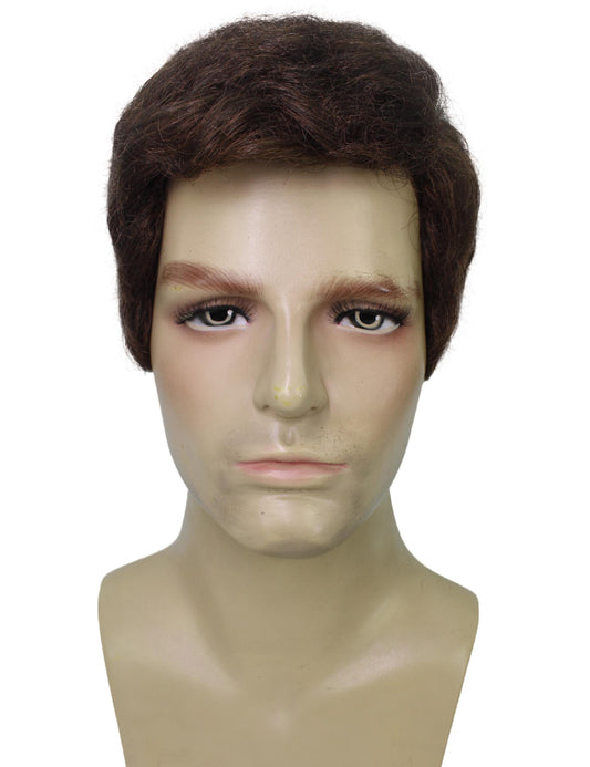 ハロウィンパーティープレミアム大人用メンズ「ジョジョの奇妙な冒険」の空条徐倫の茶色のウィッグ H-5687