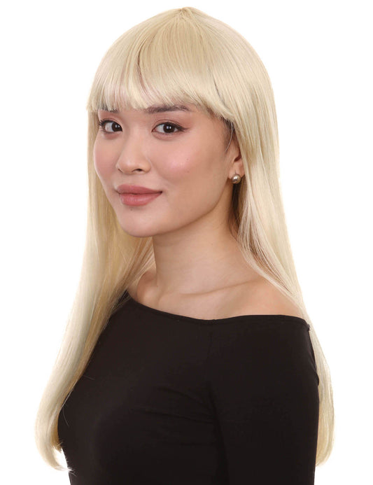 Wigs2you ハロウィン パーティー プレミアム レディース H-668 ロング ブロンド ボブ ウィッグ