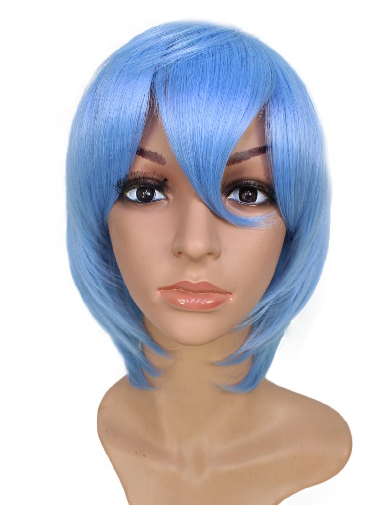 レディースファッション C-058 ミディアム C-ダークネイビー コスプレヒートスタイラブルウィッグ