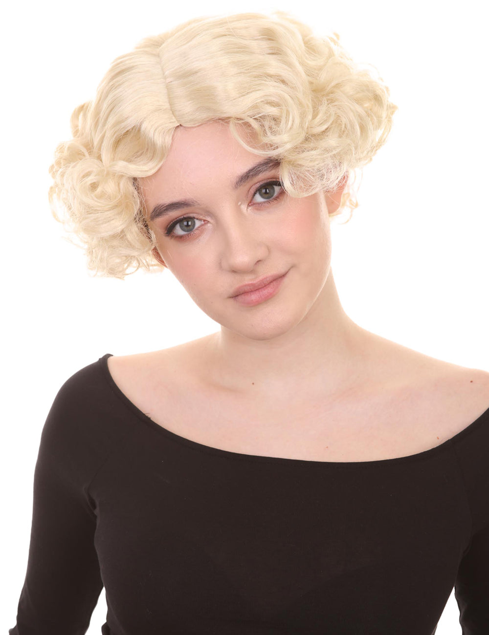 Wigs2you ハロウィンとパーティープレミアムレディース H-504 ブロンド ウェービー マリリンウィッグ