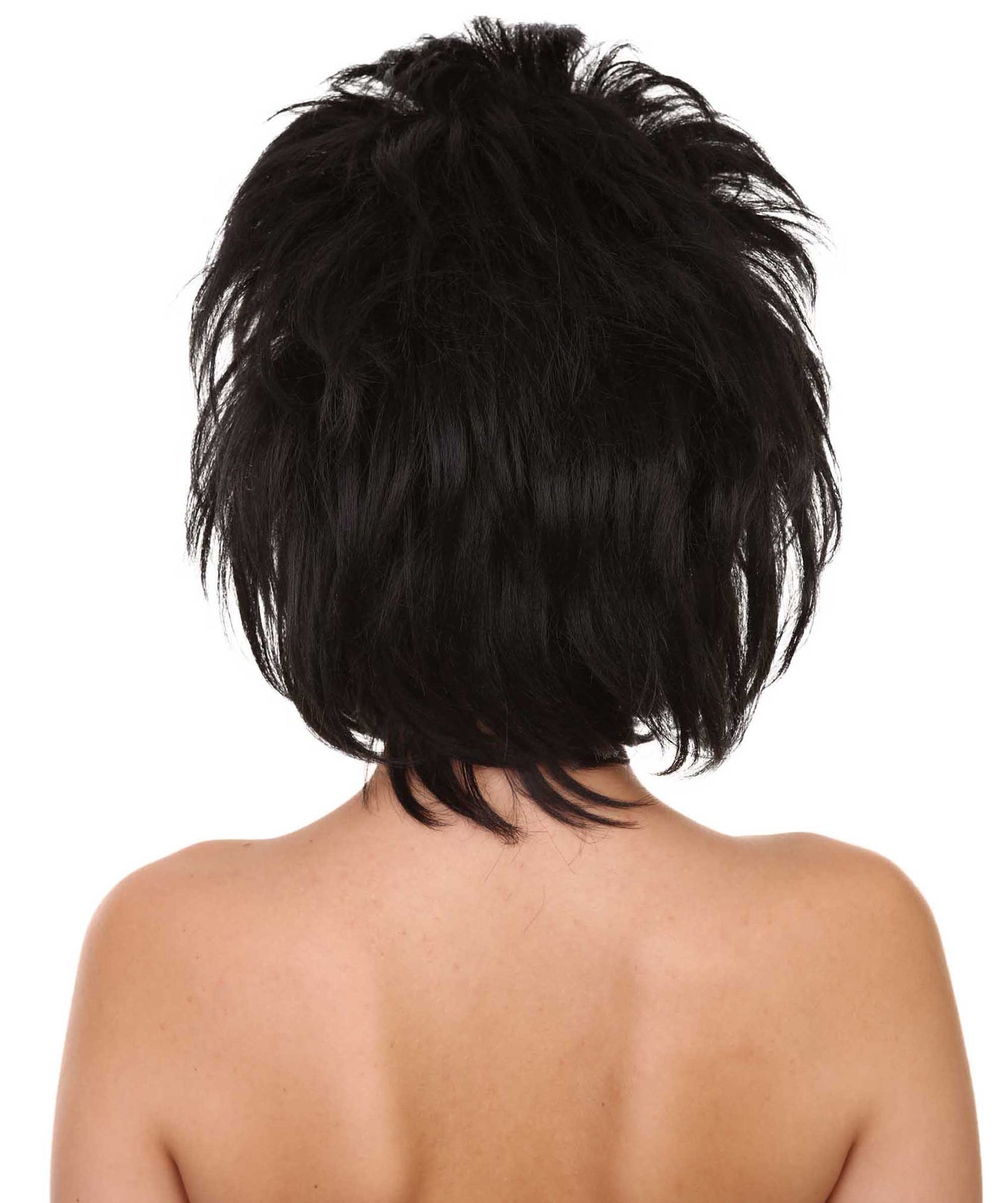 プレミアムハロウィンパーティー H-5372 女性用 ウルトラミニバンカレンマムウィッグ ブラック