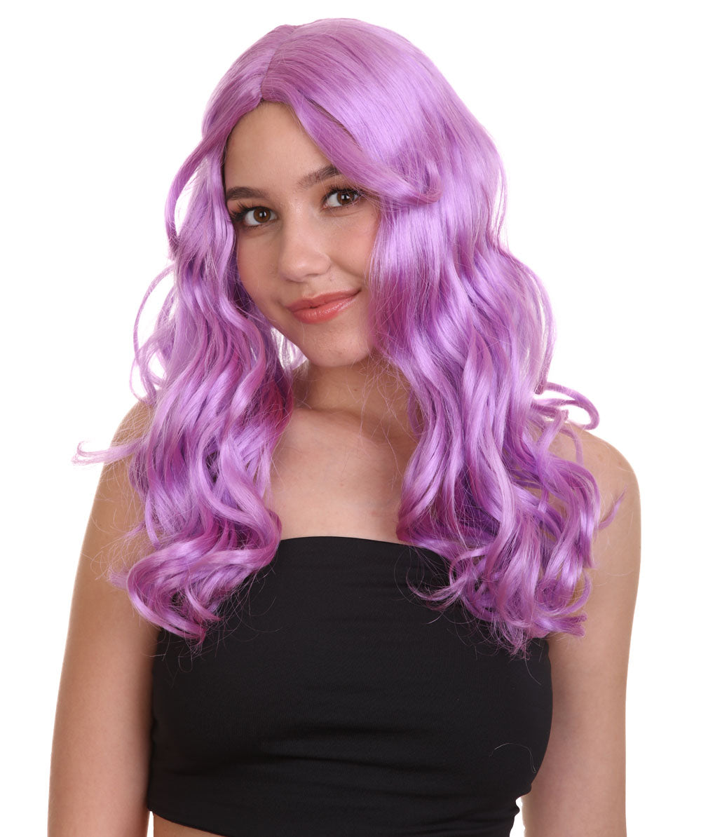 Wigs2you ハロウィンパーティー プレミアム レディース H-1091 アリスウィッグ 鏡の国のアリス Lt パープル色