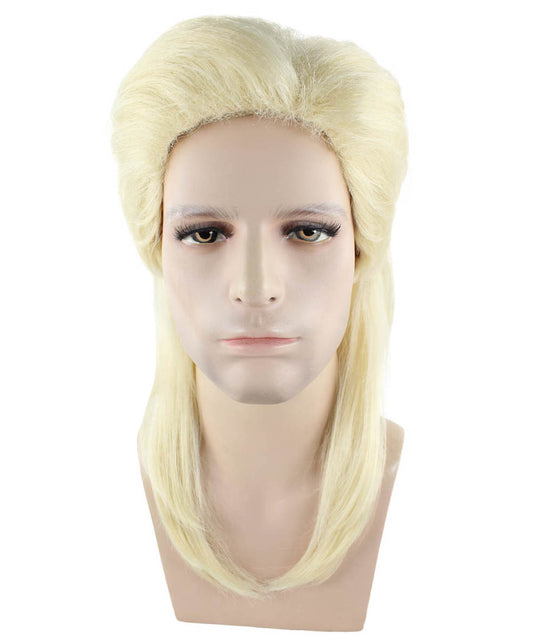 ハロウィンパーティー プレミアム 男性用 H-2149 80年代 ブロンド マレット ウィッグ