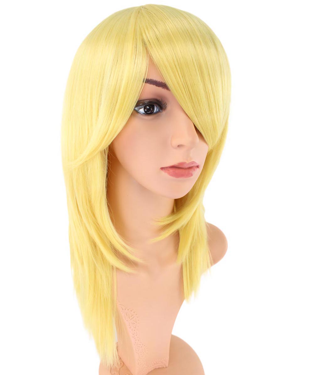 レディースファッション C-071 ロングストレート C-ワインレッド コスプレヒートスタイラブルウィッグ