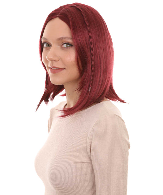 Wigs2you ハロウィンパーティープレミアム H-889 スワンプクイーンウィッグ バーガンディカラー