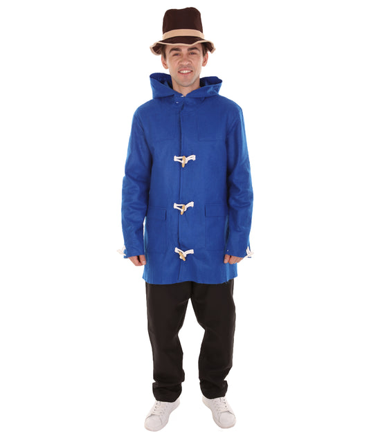 男性用 JCP-065 ロンドン ベア セレブリティ ムービー コスチューム ブルー ハロウィン コスチューム