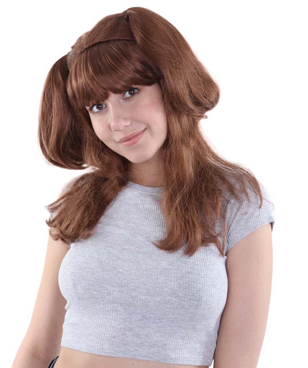 Wigs2you ハロウィンパーティープレミアム レディース H-808 バナナエンジェルウィッグ オーバーンブラウン色