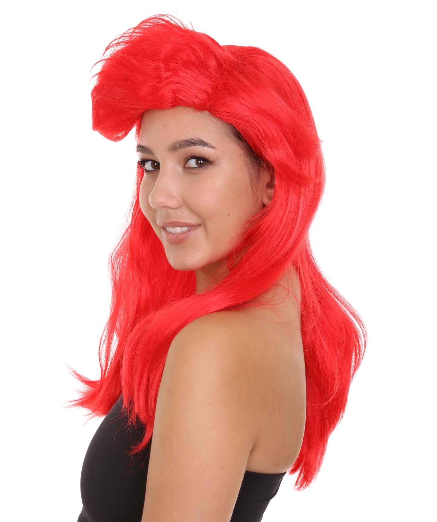 コスプレウィッグ 赤いマーメイドウィッグ H-2679 着用しやすい 現代の女性のための完璧なウィッグの選び方