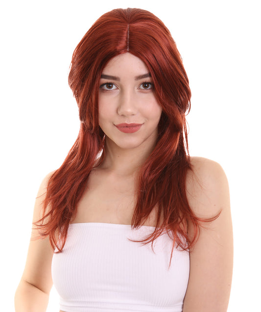 Wigs2you ハロウィンパーティー プレミアム レディース H-930 3レイヤーのパーティーガールウィッグ ダークオーバーンカラー