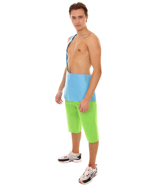 メンズ JCP-085 アスペン ハイツ 映画コスチューム ブルー グリーン ハロウィン コスチューム