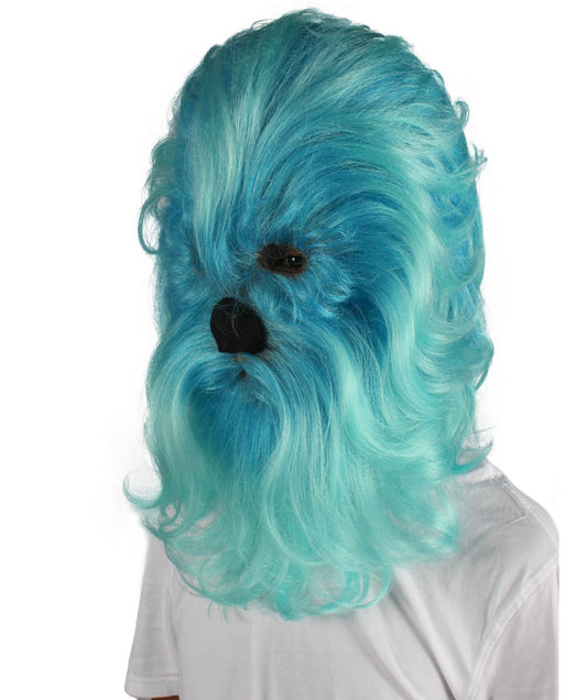 大人 男女兼用 毛深い戦士 エイプ軍の指導者 抵抗戦士 ブルー コスプレウィッグ H-5148 ハロウィンに最適 通気性のある合成繊維