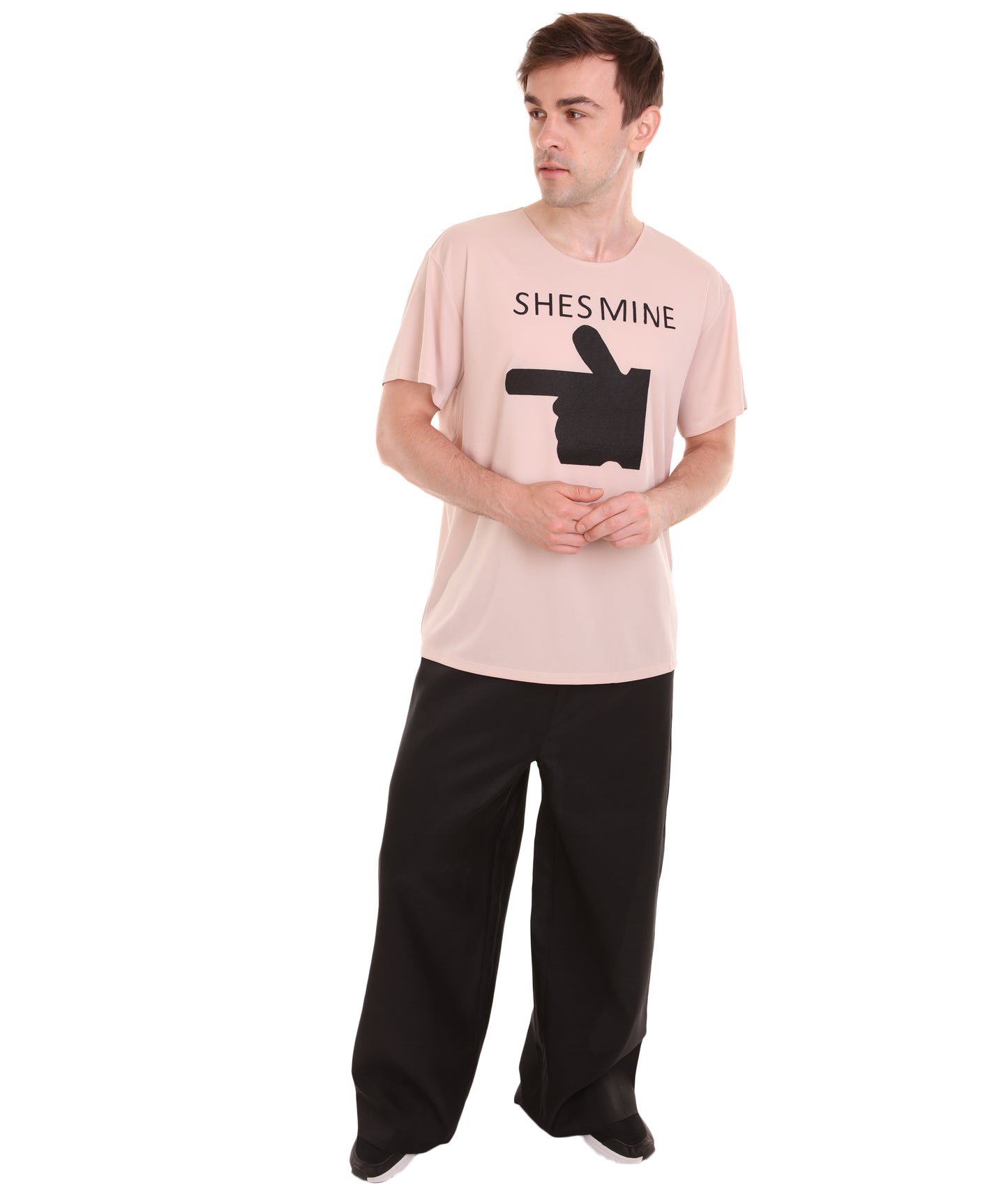 大人向け女性用 JCO-168_11 バレンタインデー ヌード マッチング カップル "He's Mine" Tシャツ コスプレ コスチュームコレクション