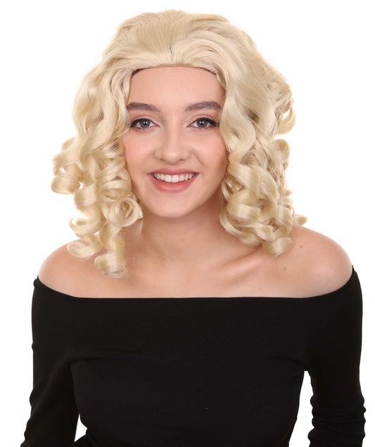 ゴルディロックス レディースウィッグ H-2791 ミディアムカーリー ステージ ラグジュアリースタイル ハロウィンパーティ プレミアムウィッグ