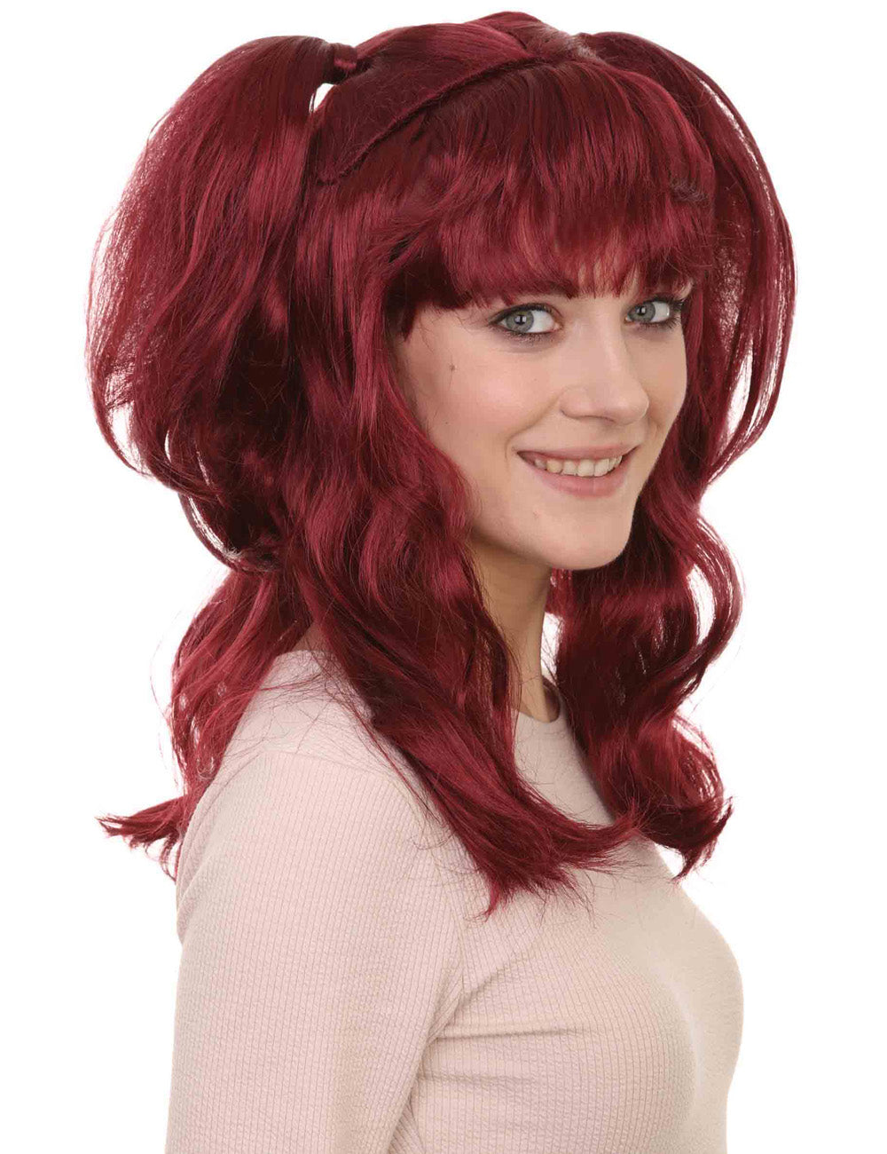 Wigs2you ハロウィンパーティープレミアム レディース H-771 バナナエンジェルウィッグ バーガンディカラー