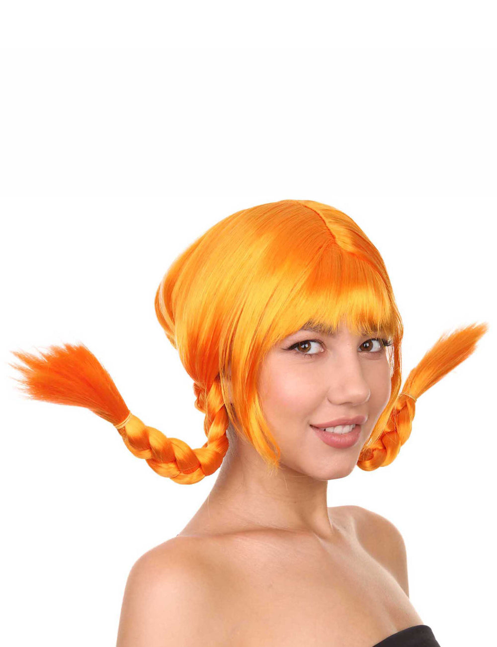 Wigs2you ハロウィンパーティープレミアムレディース H-1633 着用が簡単 とても快適 ピッピ ゴールデンブラウン