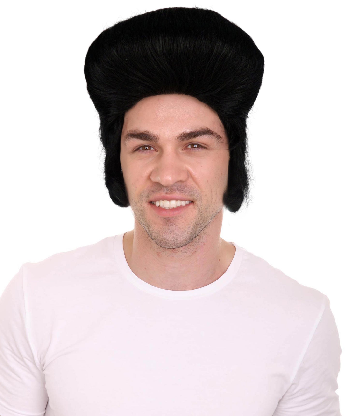 Wigs2you ハロウィン パーティー プレミアム メンズ H-611 エルヴィス ブラック ウィッグ